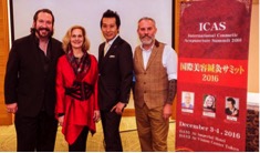 Mary Elizabeth Wakefield and MichelAngelo Travel the World Promoting Constitutional Facial Acupuncture and Acutonics®