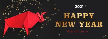 Lunar New Year 2021 - Year of the Metal Ox, February 12, 2021